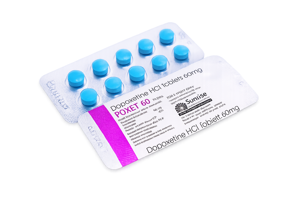 Poxet-60 - Dapoxetina 60mg Pastilla Azul
